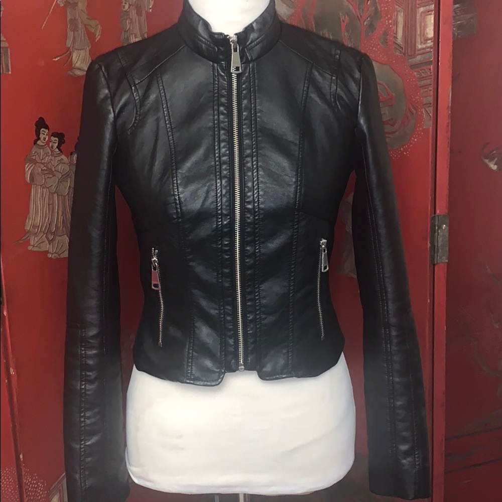 Sexy bebe leather jacket
